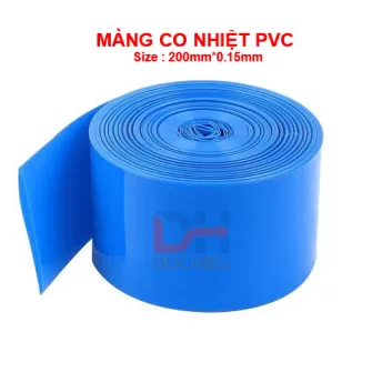 Co nhiệt PVC bọc khối Pin Lithium. Size 150 - 170 - 200 - 250 - 300mm